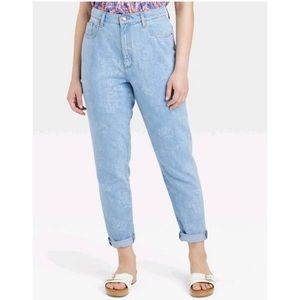 Universal Thread Floral Jeans